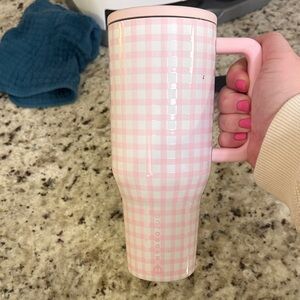 Hydronug 32oz pink gingham